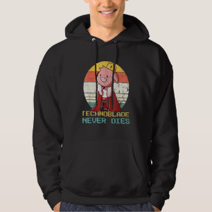 Retro Style Technoblade Merch Cosplay Technoblade Hoodie
