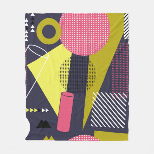 Retro style texture, pattern design. art,abstract, fleece blanket