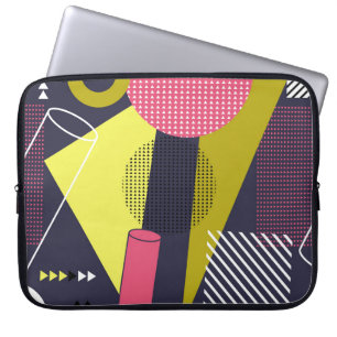Retro style texture, pattern design. art,abstract, laptop sleeve