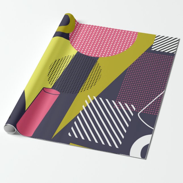 Retro style texture, pattern design. art,abstract, wrapping paper (Unrolled)