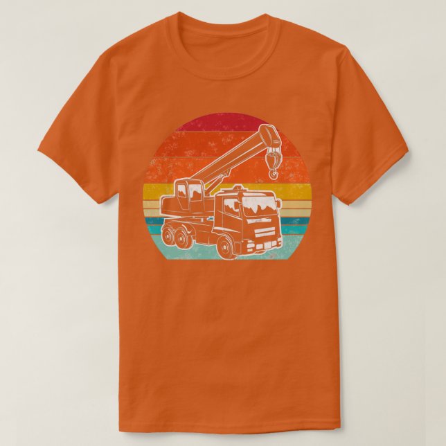 Retro style Tow Truck Driver 1 T-Shirt (Design Front)