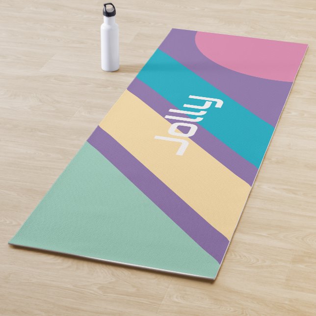 Retro Style Trendy Designed Yoga Mat (In Situ)