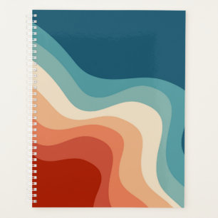 Retro style waves planner
