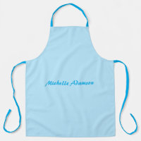 Retro Stylish Elegant Plain Sky Blue White