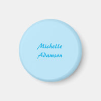 Retro Stylish Elegant Plain Sky Blue White