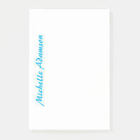 Retro Stylish Elegant Plain Sky Blue White