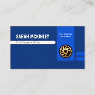 Retro Stylish Office Departmental Store Owner Business Card