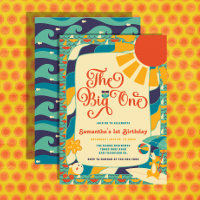 Retro Summer Beach Gender Neutral 1st Birthday