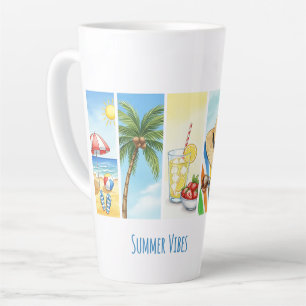 Retro Summer Beach Vibes Sublimation Mug – Vintage