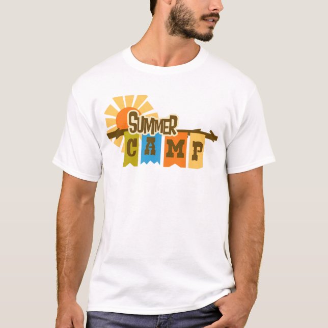 Retro summer camp graphic tshart T-Shirt (Front)