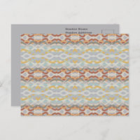 Retro Summer Geometric Colour Block Pattern Design