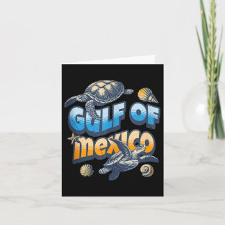 Retro Summer Gulf Of Mexico Forever Turtle Beach G Card