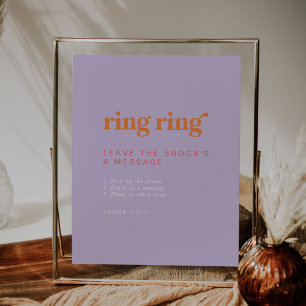 Retro Summer Multi Colour Audio Guestbook Sign