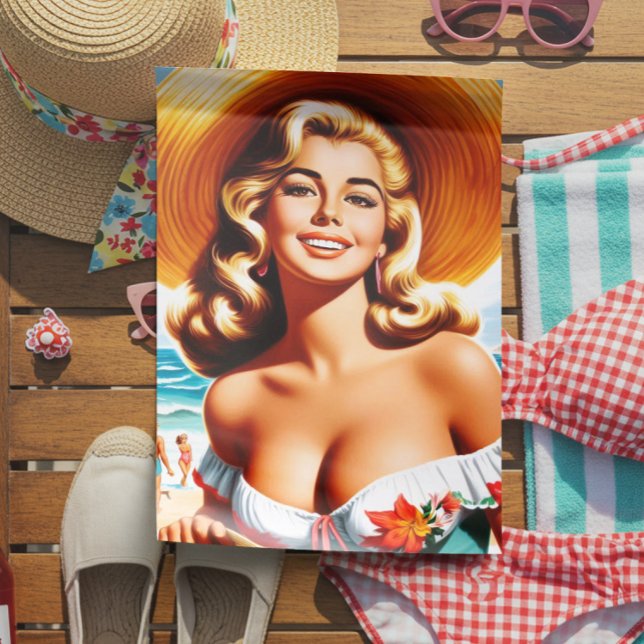 Retro Summer Pin-up Tissue Paper (Creator Uploaded)