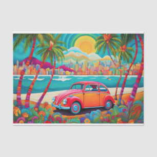 Retro Summer Ride Tissue Paper