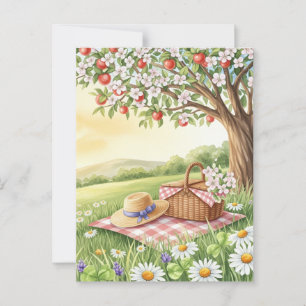  retro Summer Solstice  Postcard