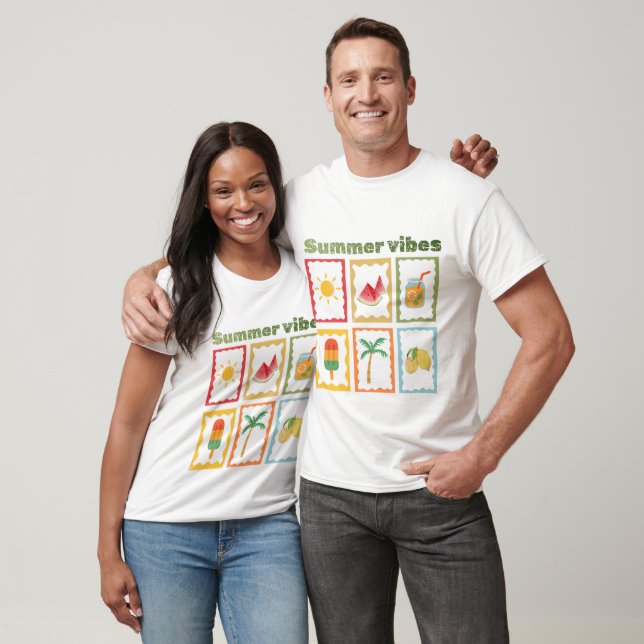 Retro Summer Vibes Design  T-Shirt (Unisex)