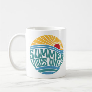 Retro Summer Vibes Only Coffee Mug