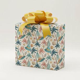 Retro Summer  Wrapping Paper