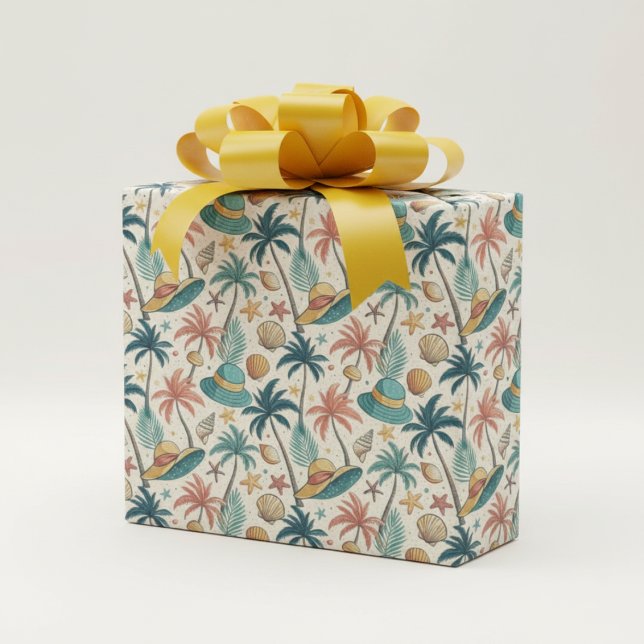 Retro Summer  Wrapping Paper (Creator Uploaded)