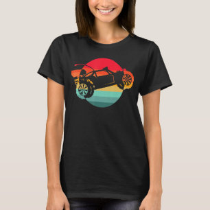 Retro Sun I Racing Gaming I Remote Control Rc Car T-Shirt