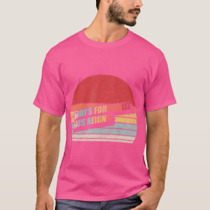 Retro Sun Today'S Forecast Jesus Reigns Funny Chri T-Shirt
