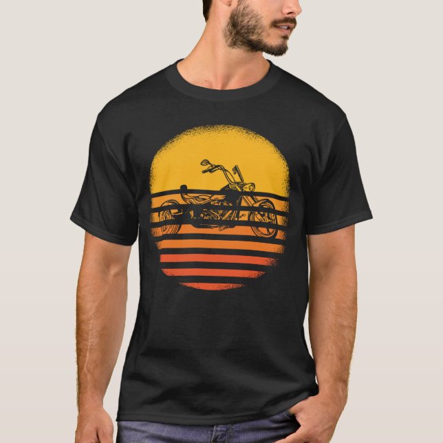 Retro Sun Trike Driving T-Shirt (Front)