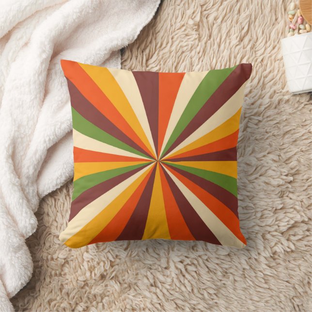 Retro Sunburst Cushion (Blanket)