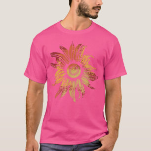 Retro Sunflower Gardening Garden- Vintage Sunflowe T-Shirt