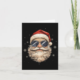 Retro Sungles Santa Face Christmas Xmas Men Boys K Card