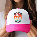 Retro Sunset 30th 40th 50th 60th 70 Birthday Squad Trucker Hat<br><div class="desc">Retro Sunset Vacation Birthday Trip Crew Squad Trucker Hat</div>