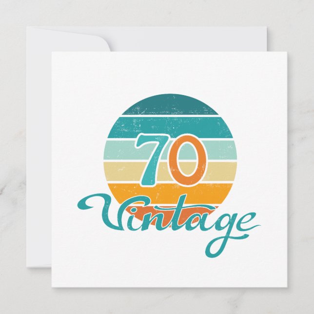 Retro Sunset 70 Vintage Distressed (Front)