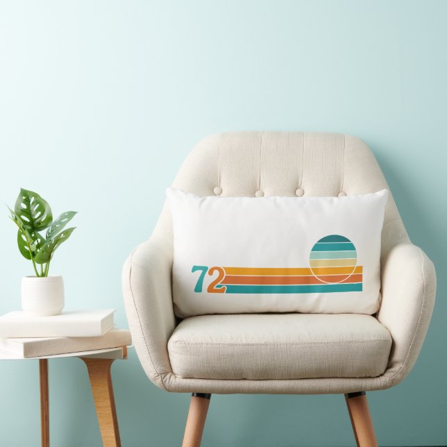 Retro Sunset 72 Lumbar Cushion (Chair)