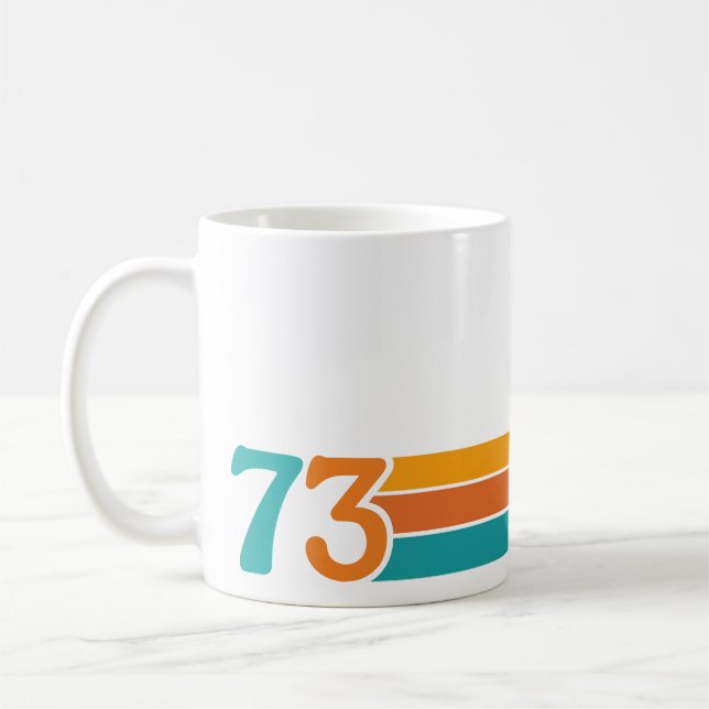 Retro Sunset 73 Coffee Mug (Left)