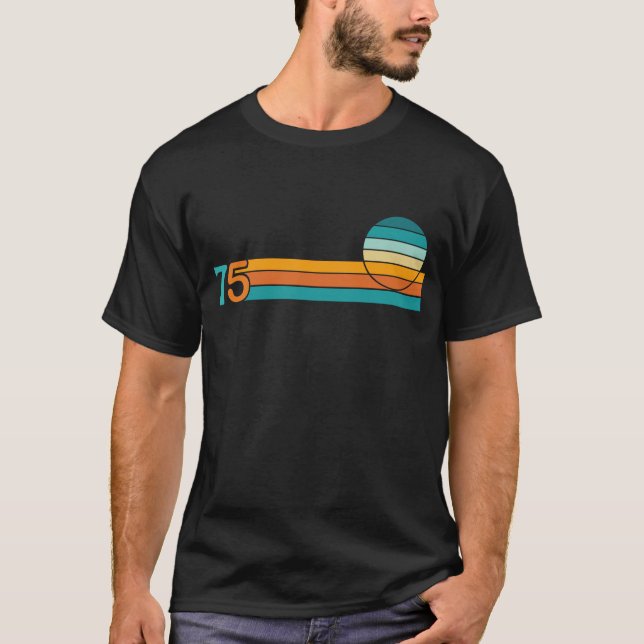 Retro Sunset 75 T-Shirt (Front)