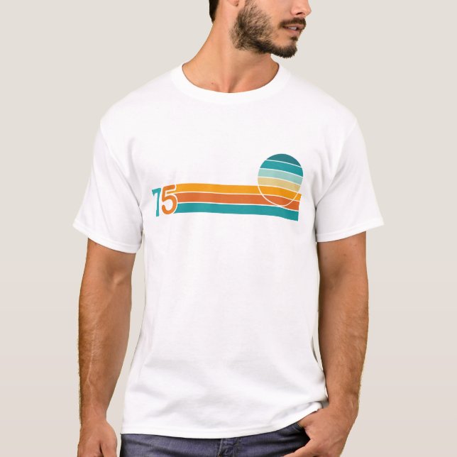 Retro Sunset 75 T-Shirt (Front)