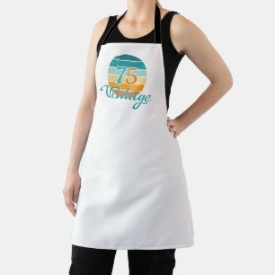 Retro Sunset 75 Vintage Distressed Apron
