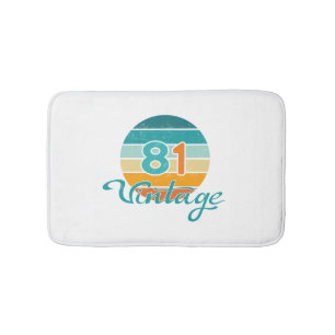 Retro Sunset 81 Vintage Distressed Bath Mat