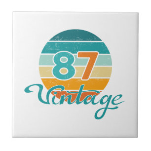 Retro Sunset 87 Vintage Distressed Tile