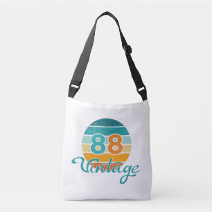 Retro Sunset 88 Vintage Distressed Crossbody Bag