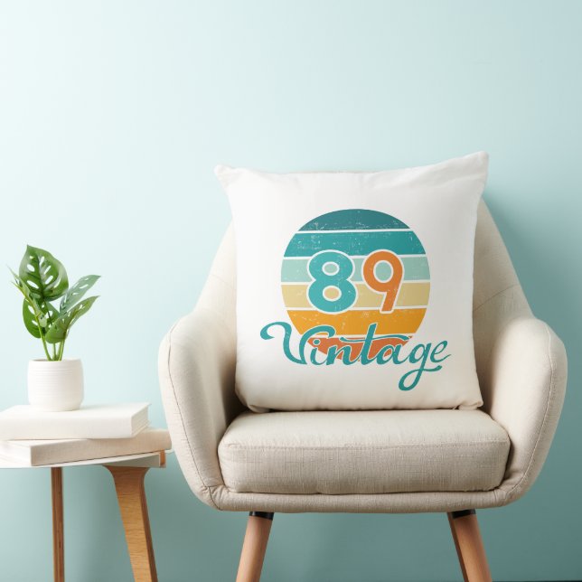 Retro Sunset 89 Vintage Distressed Cushion (Chair)