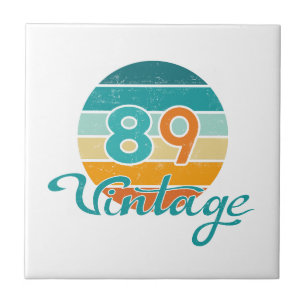 Retro Sunset 89 Vintage Distressed Tile
