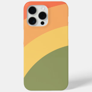 Retro Sunset Curves iPhone 15 Pro Max Case