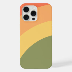 Retro Sunset Curves iPhone 15 Pro Max Case