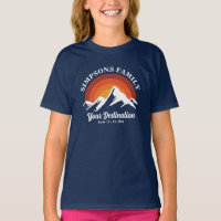 Retro Sunset Custom Family Vacation Group Matching