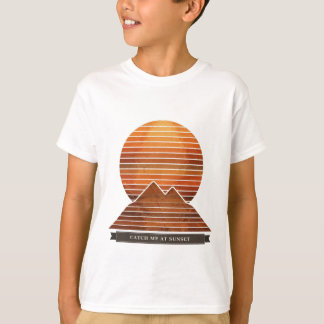 Retro Sunset for Kids "Catch Me At Sunset" T-Shirt