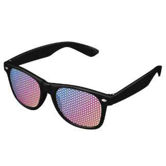 Retro Sunset Gradient Party Sunglasses
