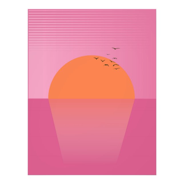 Retro Sunset Photo Print (Front)