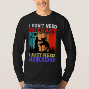 Retro Sunset Slogan I Don't Need Therapy I Just Ne T-Shirt