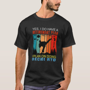 Retro Sunset Slogan Retirement I Plan On Doing Uec T-Shirt